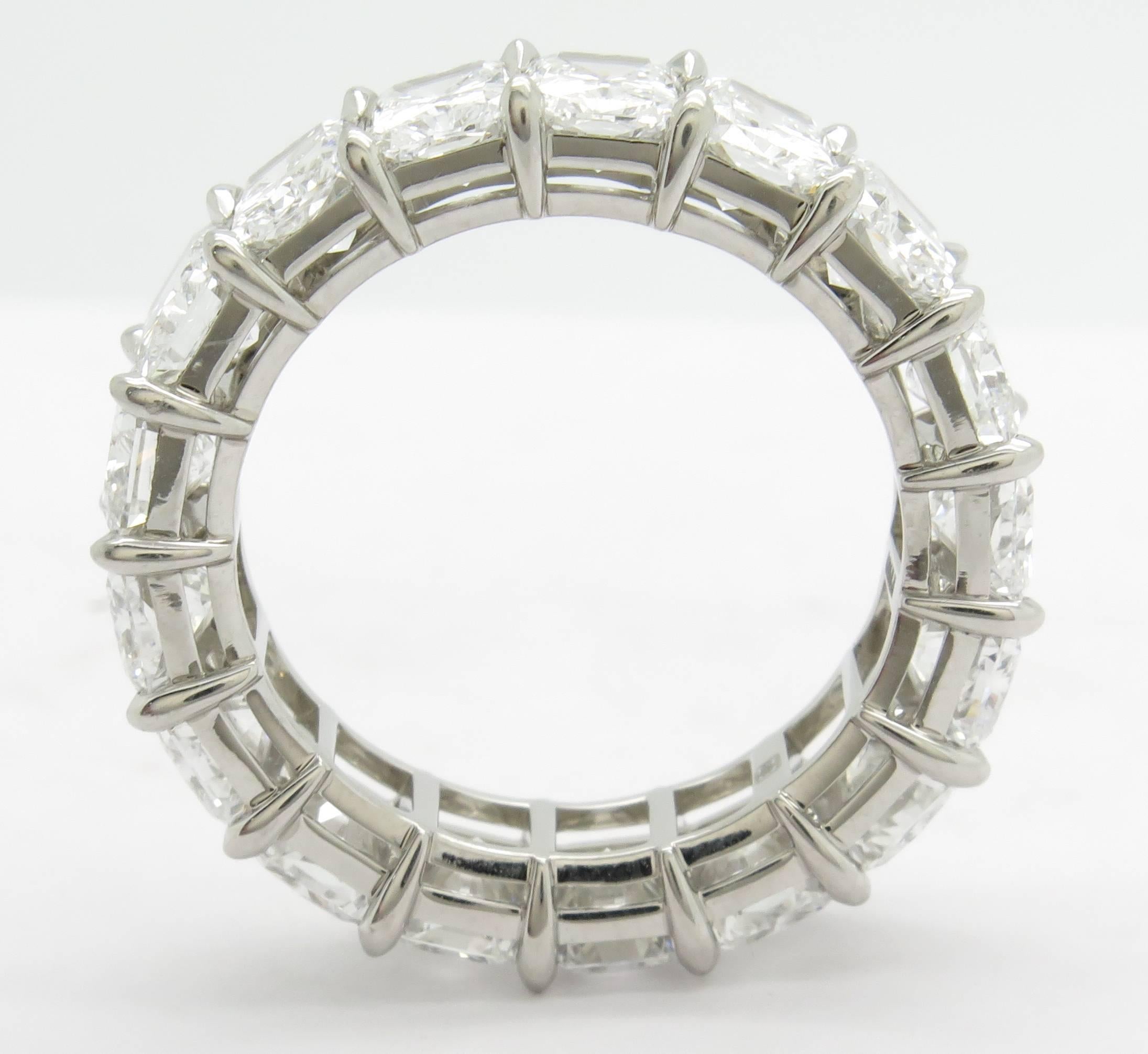 Harry Winston Radiant Diamond platinum Eternity Band For Sale 2