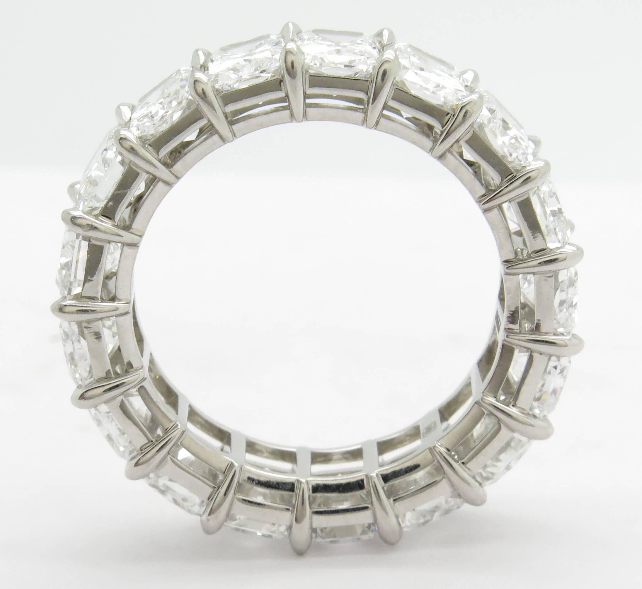 Harry Winston Radiant Diamond platinum Eternity Band  For Sale 2