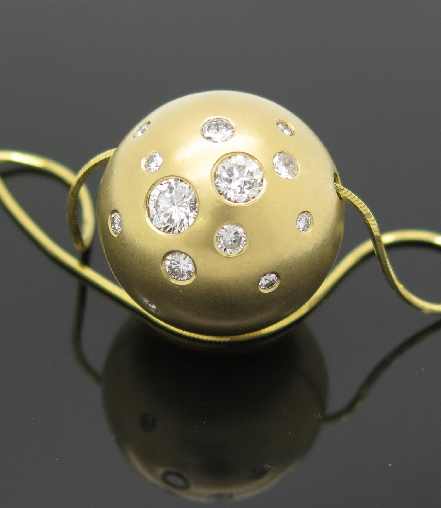 Etienne Perret Galaxy Diamant Gold Anhänger Damen