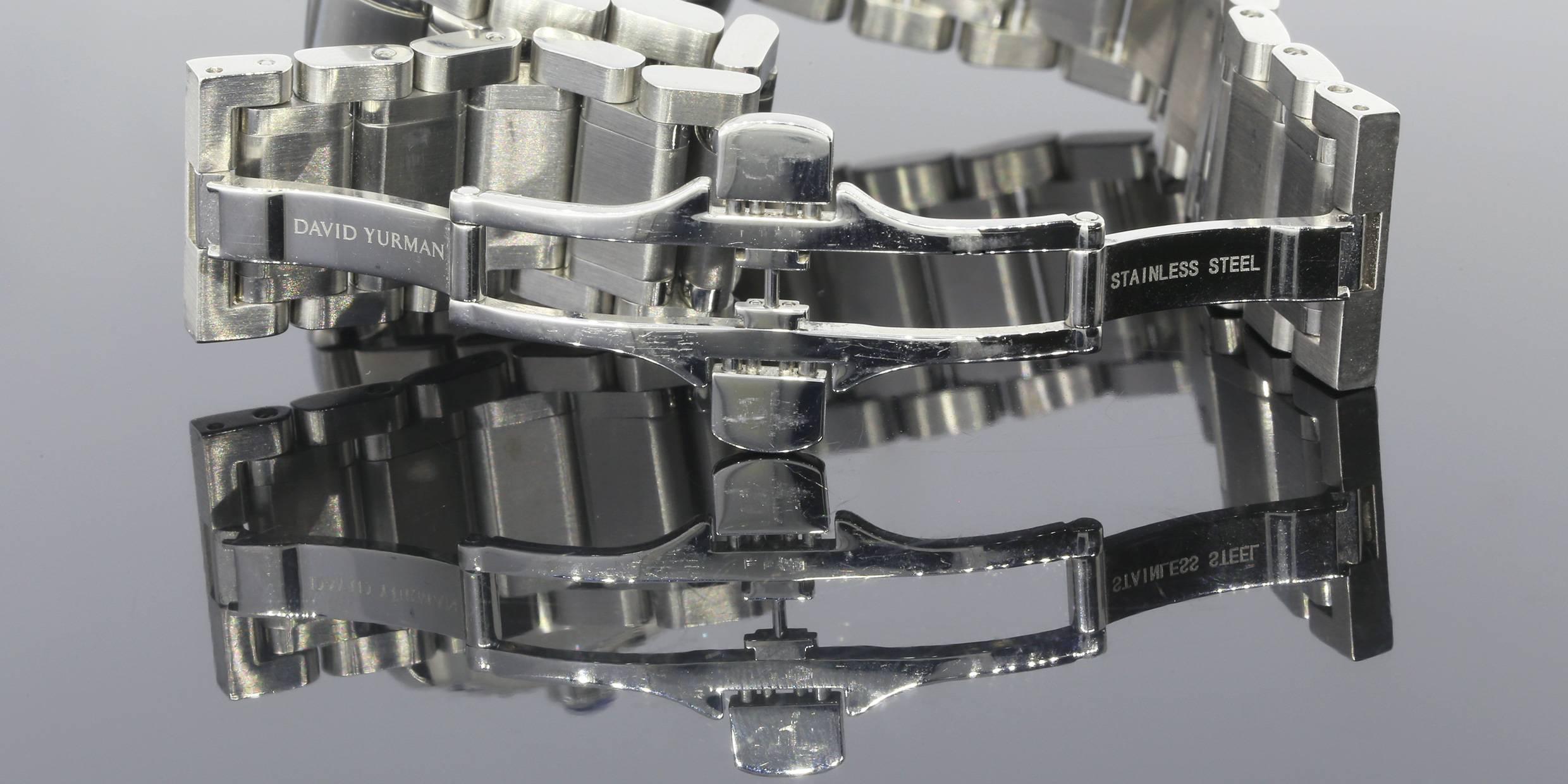 David Yurman Sterling Silver Stainless Steel Automatic Wristwatch 5