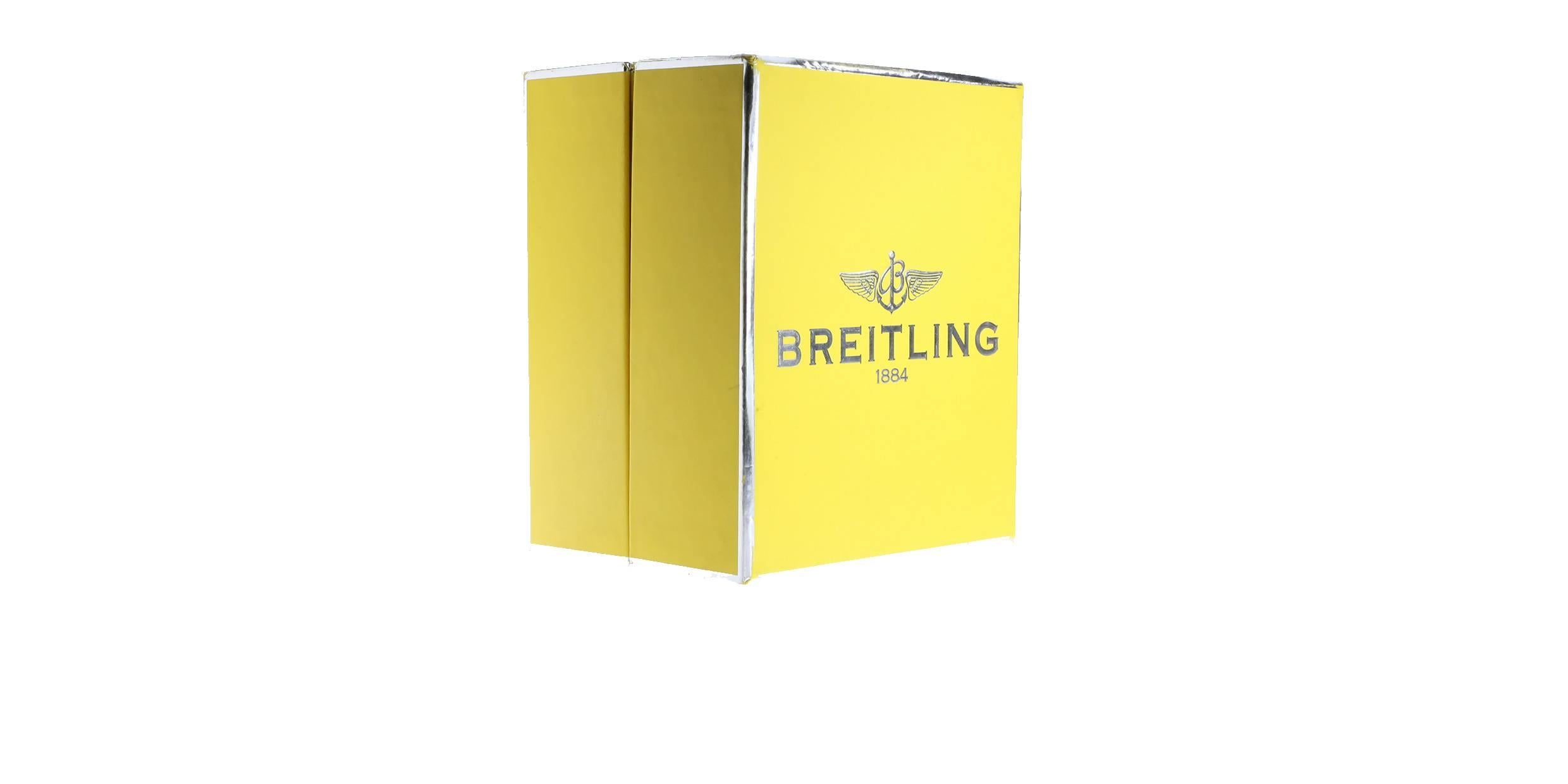 Breitling Yellow Gold Stainless Steel Cosmonaute Navitimer Two-Tone Wristwatch 2