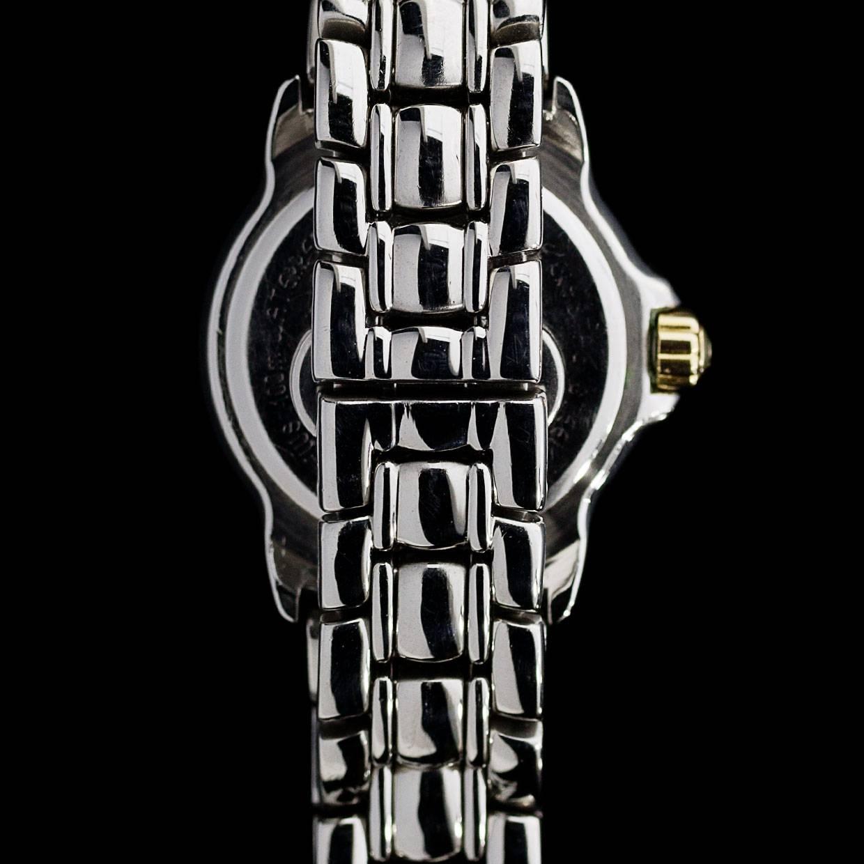 Maurice Lacroix Damen Gelbgold Edelstahl Quarz-Armbanduhr Ref TI1034 2