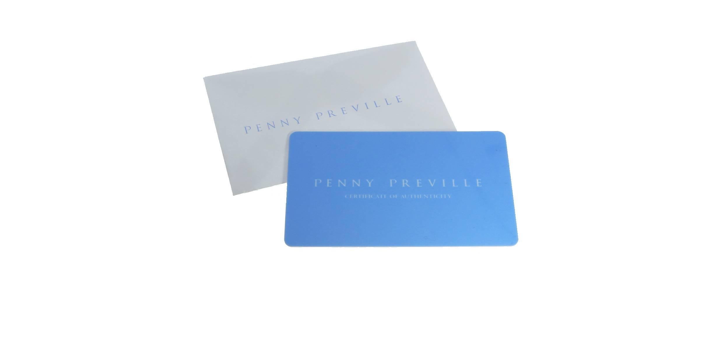 Penny Preville 2.66 Carats Cushion Aquamarine Diamond Gold Ring 3
