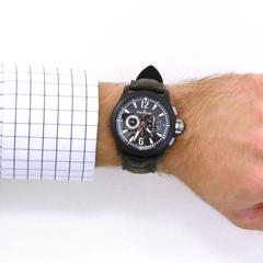 Jaeger-LeCoultre Black Ceramic Master Compressor Chronograph Ltd Ed Wristwatch