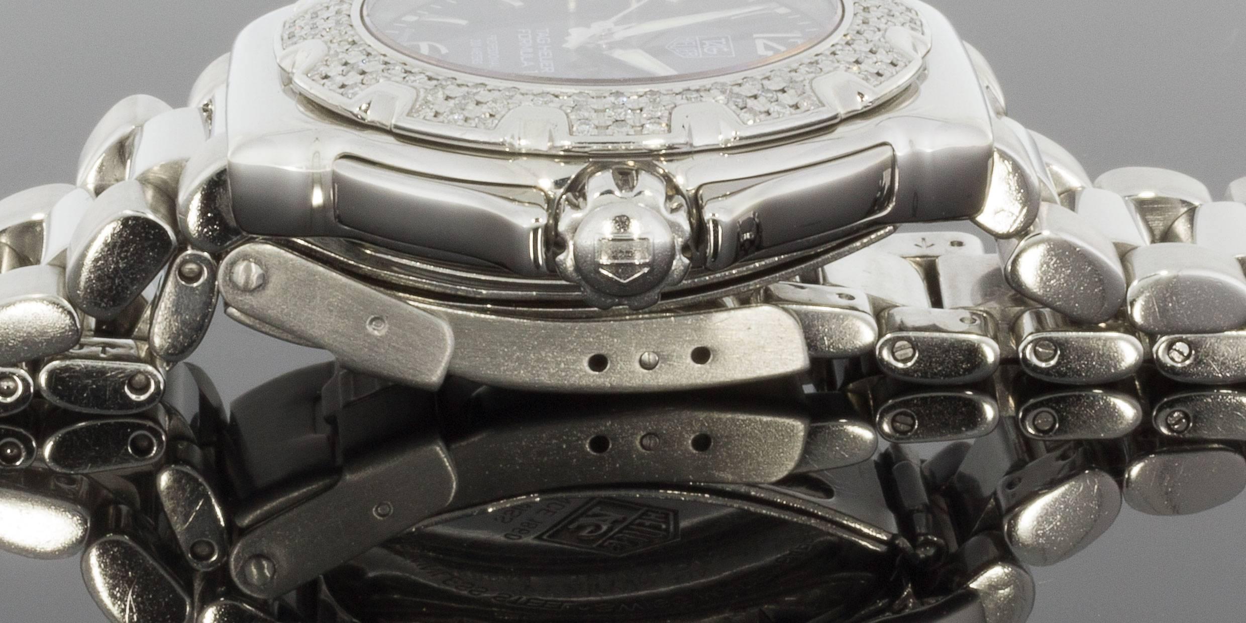 montre tag heuer femme diamants