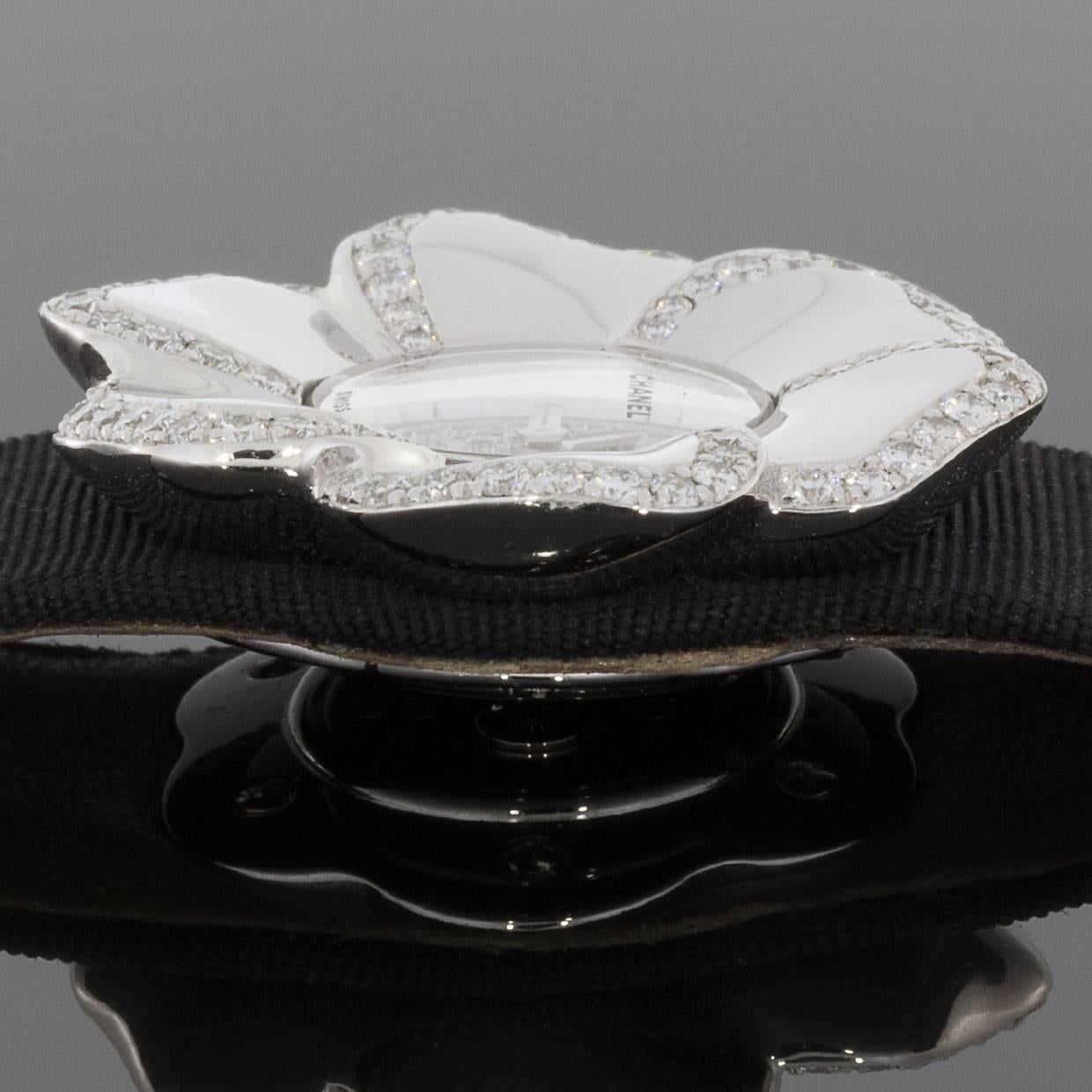 chanel camelia watch