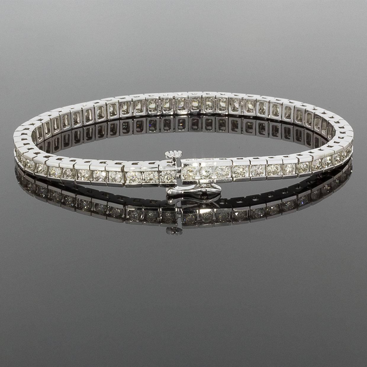 diamond bracelet channel setting