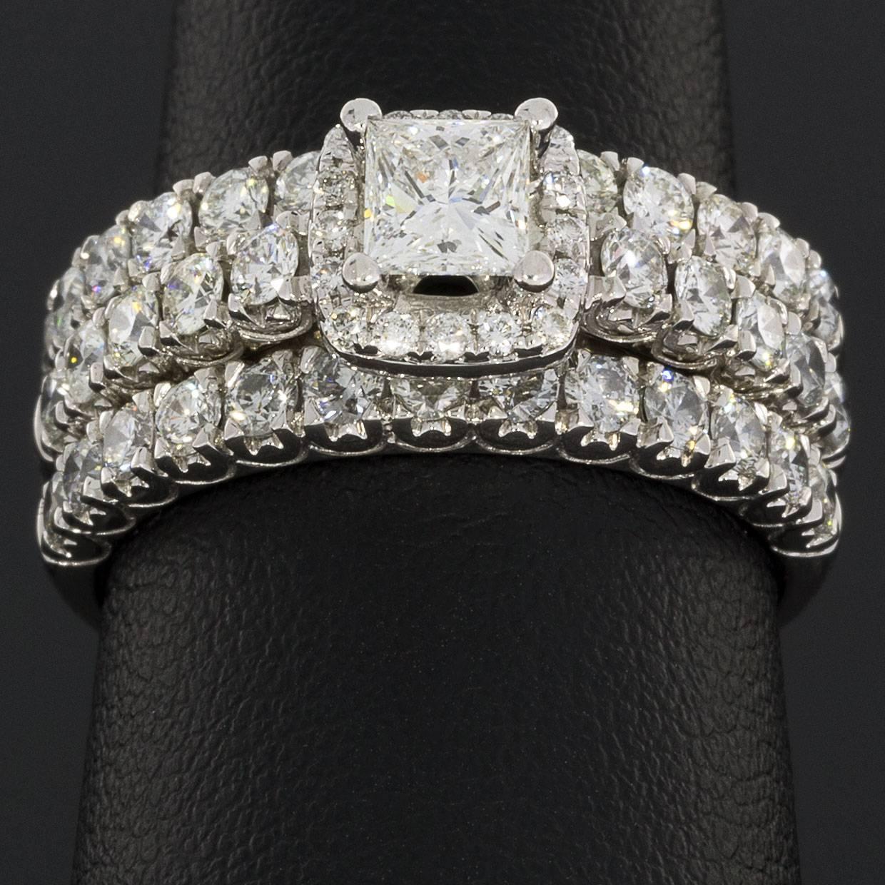 tolkowsky princess cut engagement rings