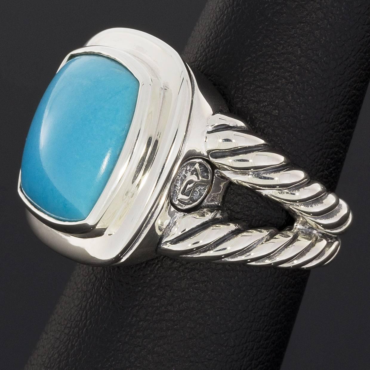 Women's David Yurman Albion Collection Turquoise Sterling Silver Ring