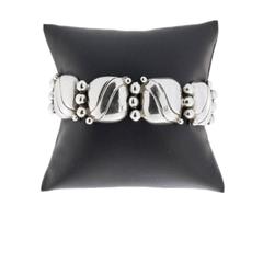 1940s William Spratling Silver Pillow Wave Bracelet