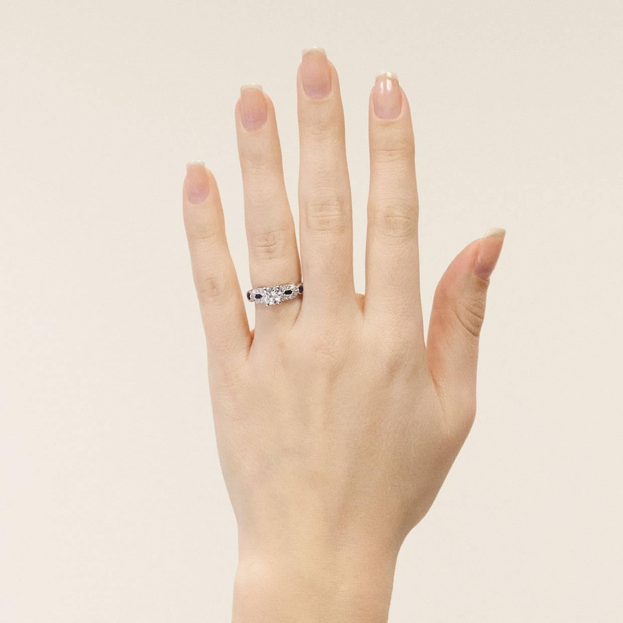 Tacori Certified Diamond Platinum Engagement Ring 1