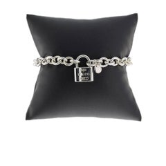Tiffany Sterling Silver 1837 Lock Bracelet