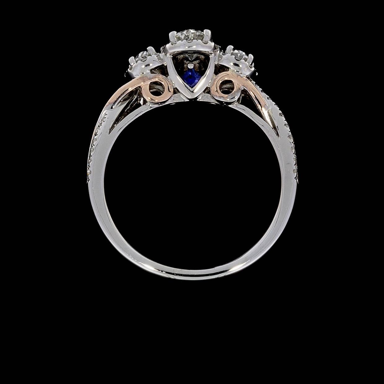 vera wang oval diamond ring