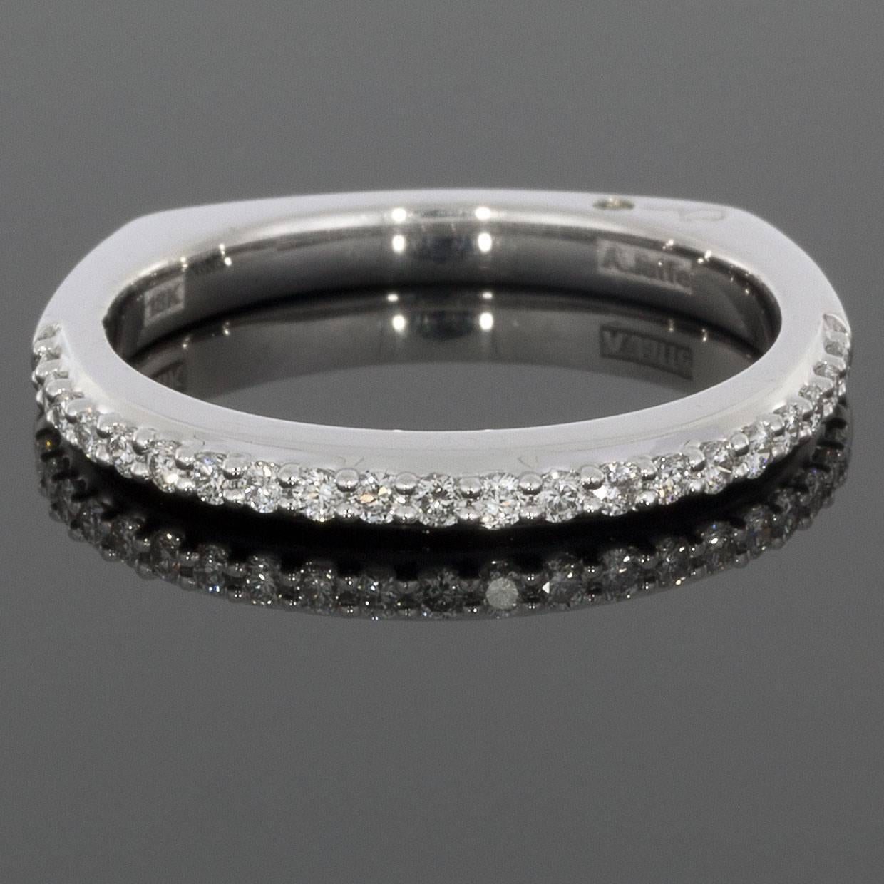 A. Jaffe White Gold GIA Certified Round Diamond Halo Engagement Ring Wedding Set 3