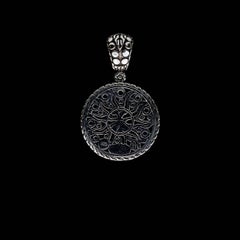 John Hardy Jaisalmer Dot Sterling Silver Circle Pendant