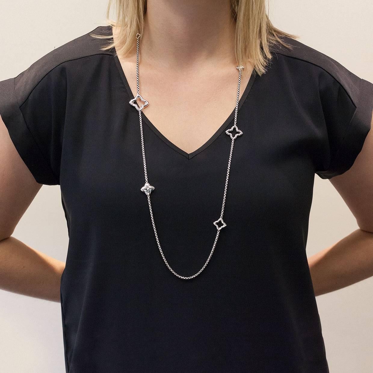 yurman quatrefoil necklace