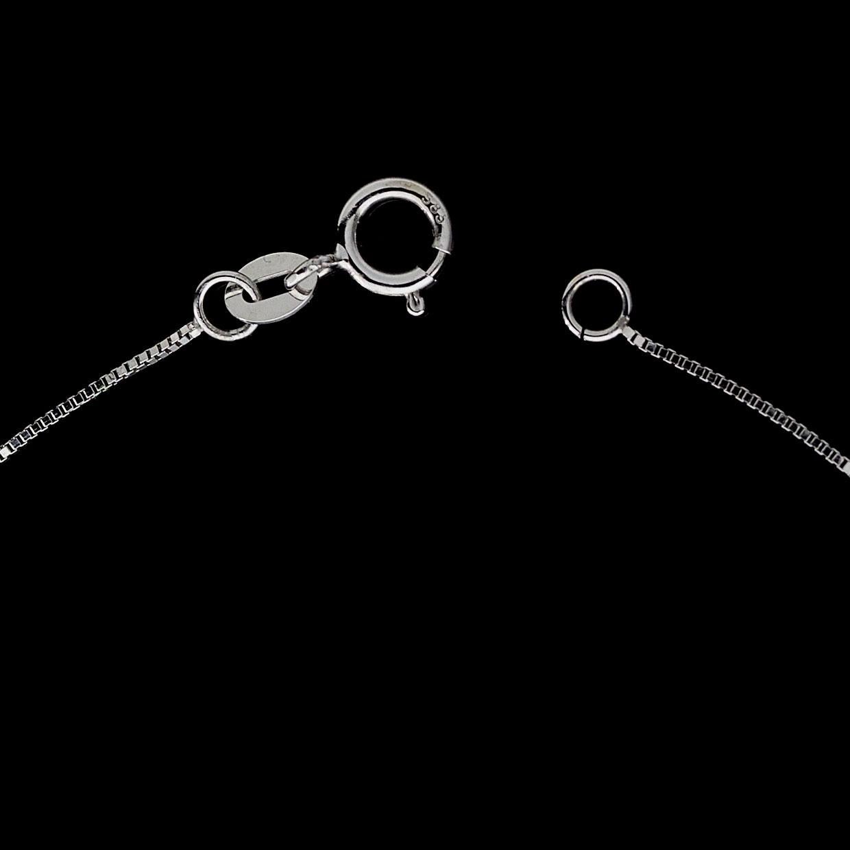 Princess Cut Bezel Star White Gold 0.60 Carat Princess Diamond Solitaire Pendant Necklace