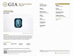 GIA 18K 1.93 Ct Unheated Green Blue Sapphire&Diamonds Engagement Ring