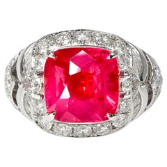 Guild 18K 4.08 Ct Mahenge Velvety Jedi Pink Spinel Engagement Ring