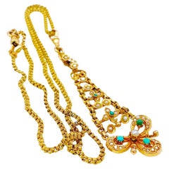 Antique Gold Russian Necklace