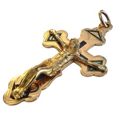 Antique Gold Cross Pendant