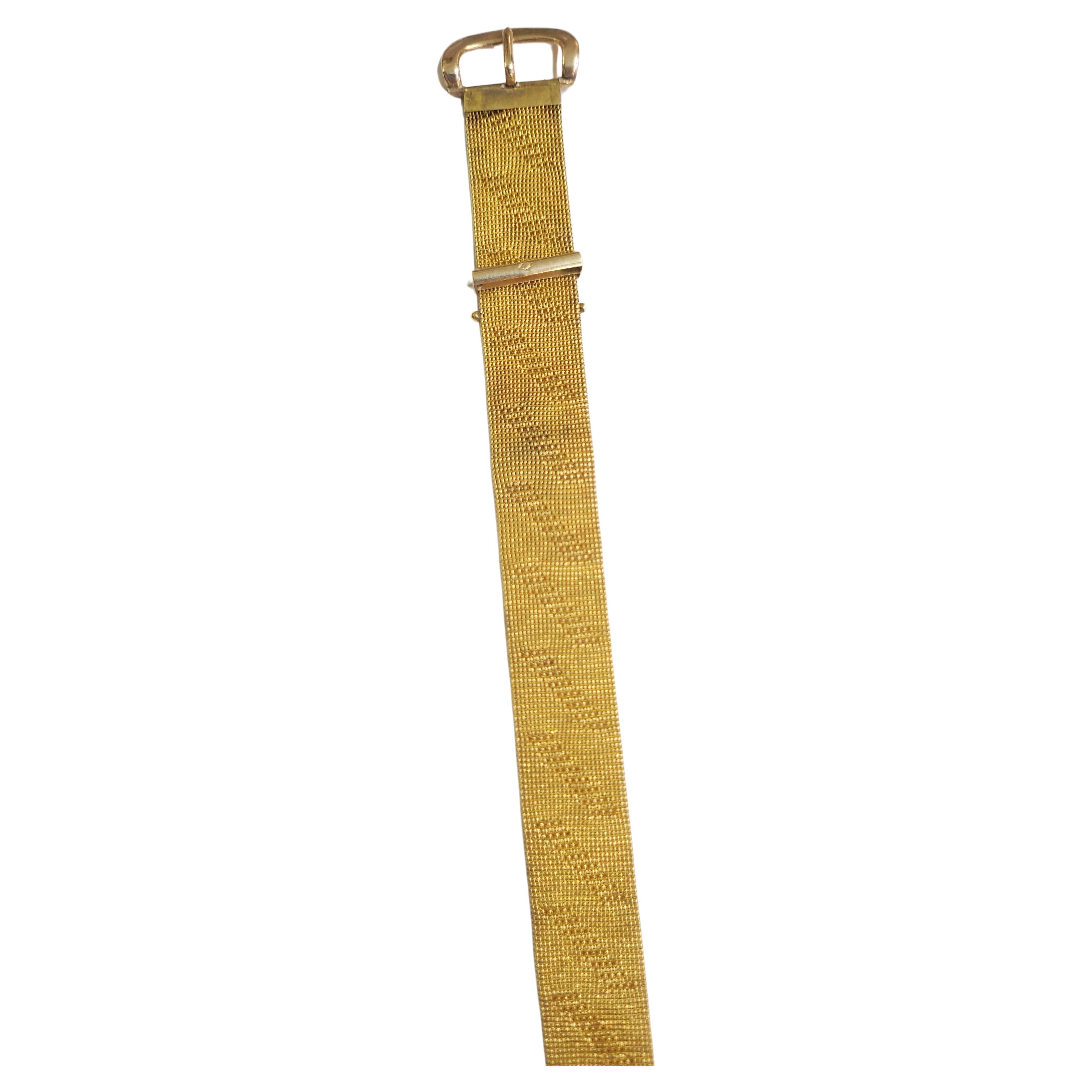 Pulsera de Oro Ruso con Hebilla Antigua en Bueno estado para la venta en Cairo, EG