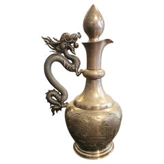 Vintage Silver Liquer Bottel