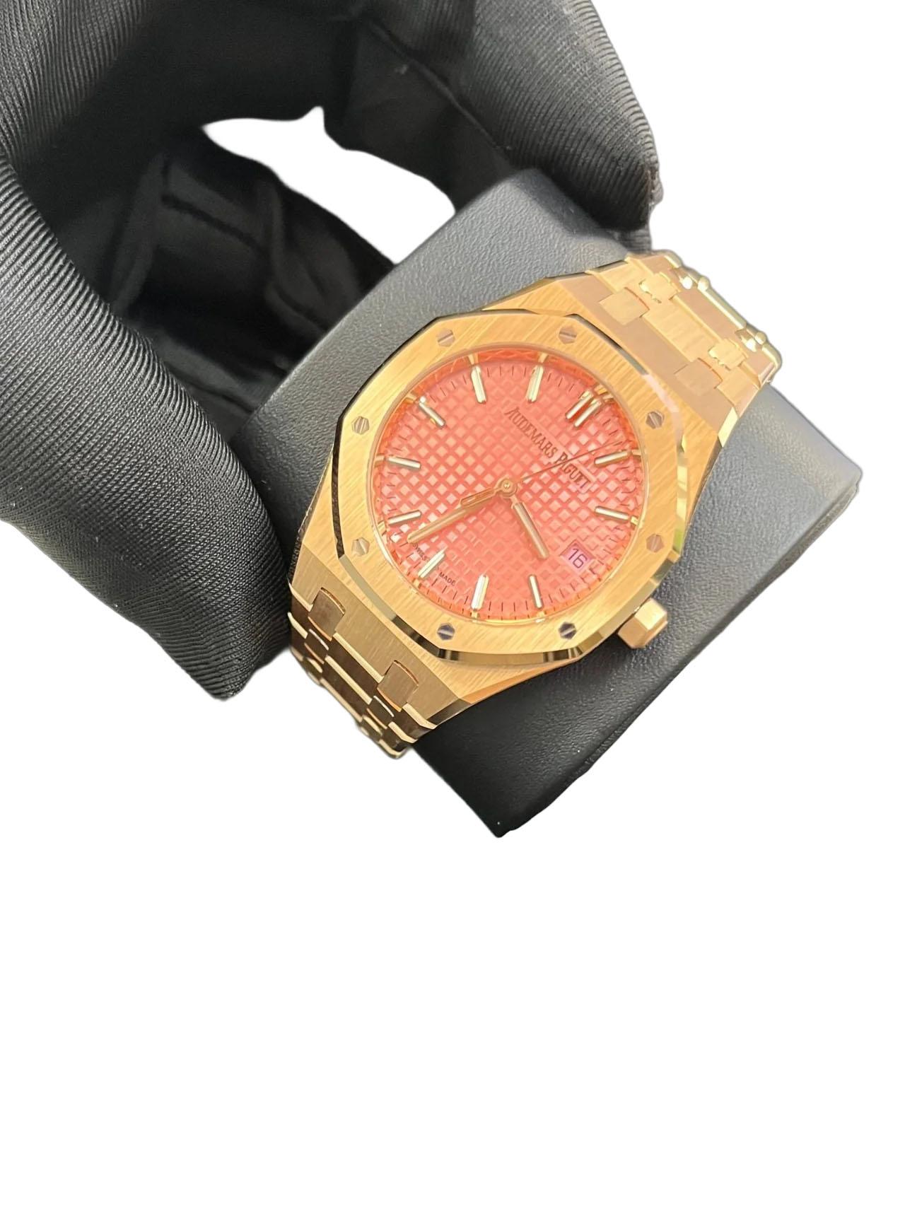 Audemars Piguet Royal Oak Selbstaufzug Ref. 77450ODER.OO.1361ODER.01 im Zustand „Neu“ im Angebot in New York, NY