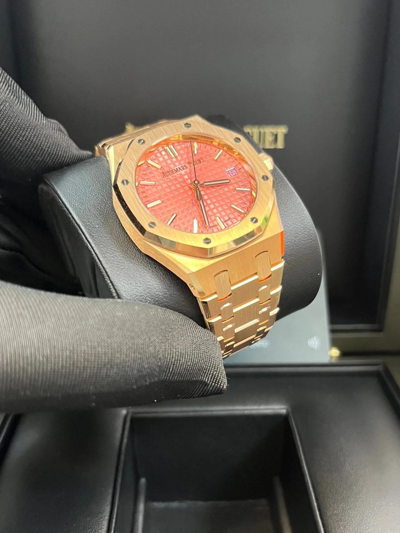 Audemars Piguet Royal Oak Selbstaufzug Ref. 77450ODER.OO.1361ODER.01 Damen im Angebot