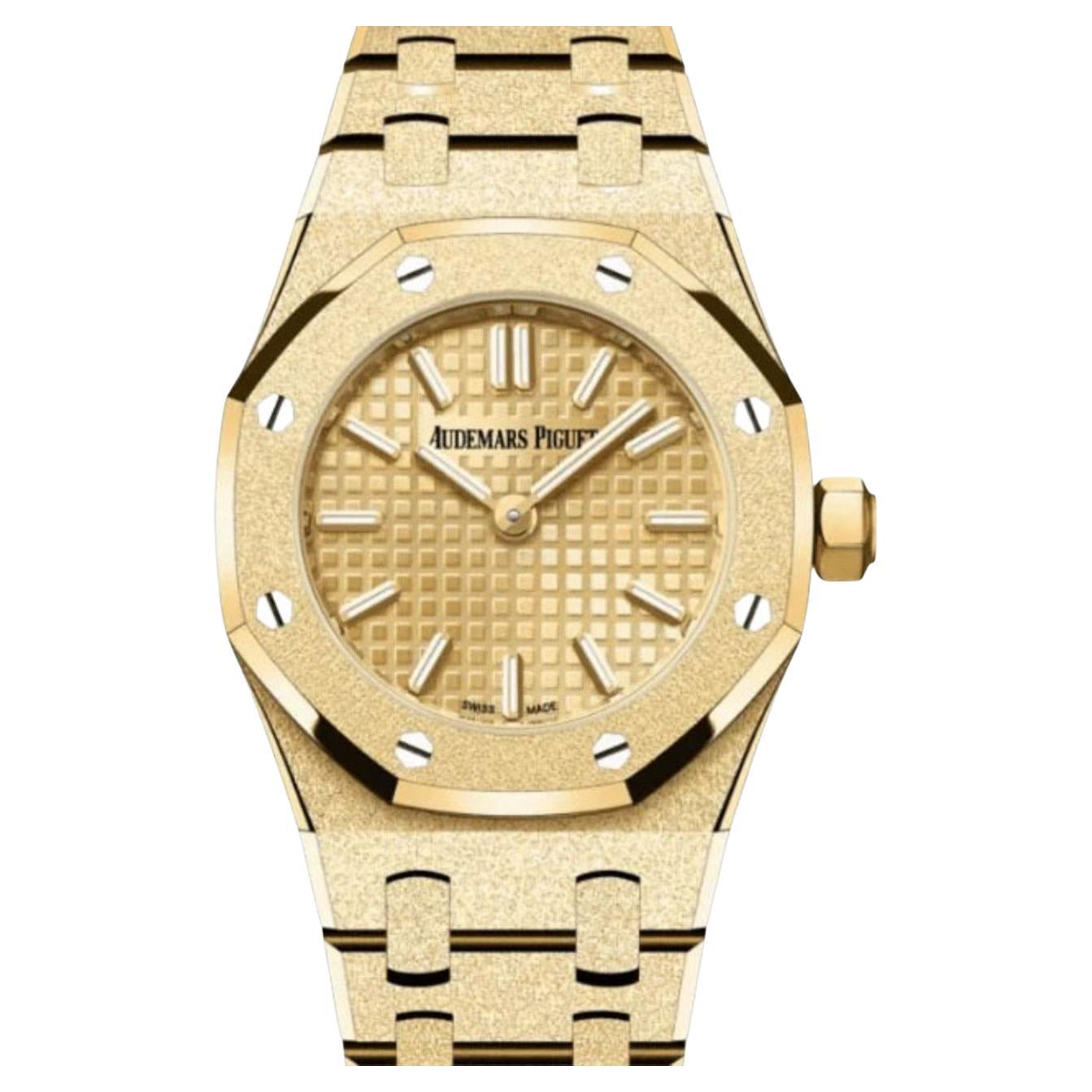 Audemars Piguet Royal Oak Mini Frosted Yellow Gold Quartz 67630BA.GG.1312BA.01