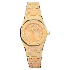 Audemars Piguet ROYAL OAK MINI FROSTED GOLD QUARTZ Ref. 67630OR.GG.1312OR.01
