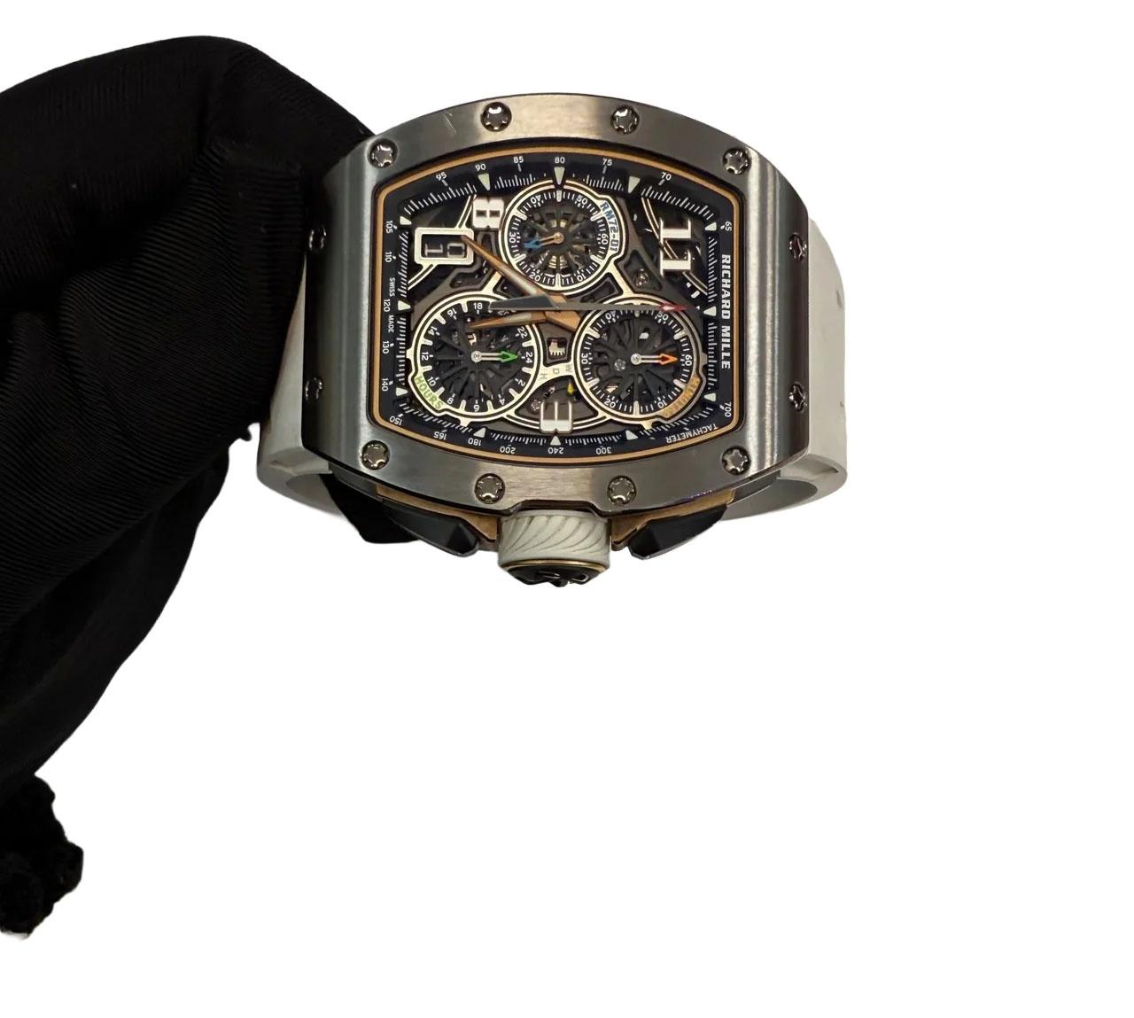 Stile impero Richard Mille Cronografo Flyback Lifestyle a carica automatica in titanio Rm 72-01 in vendita