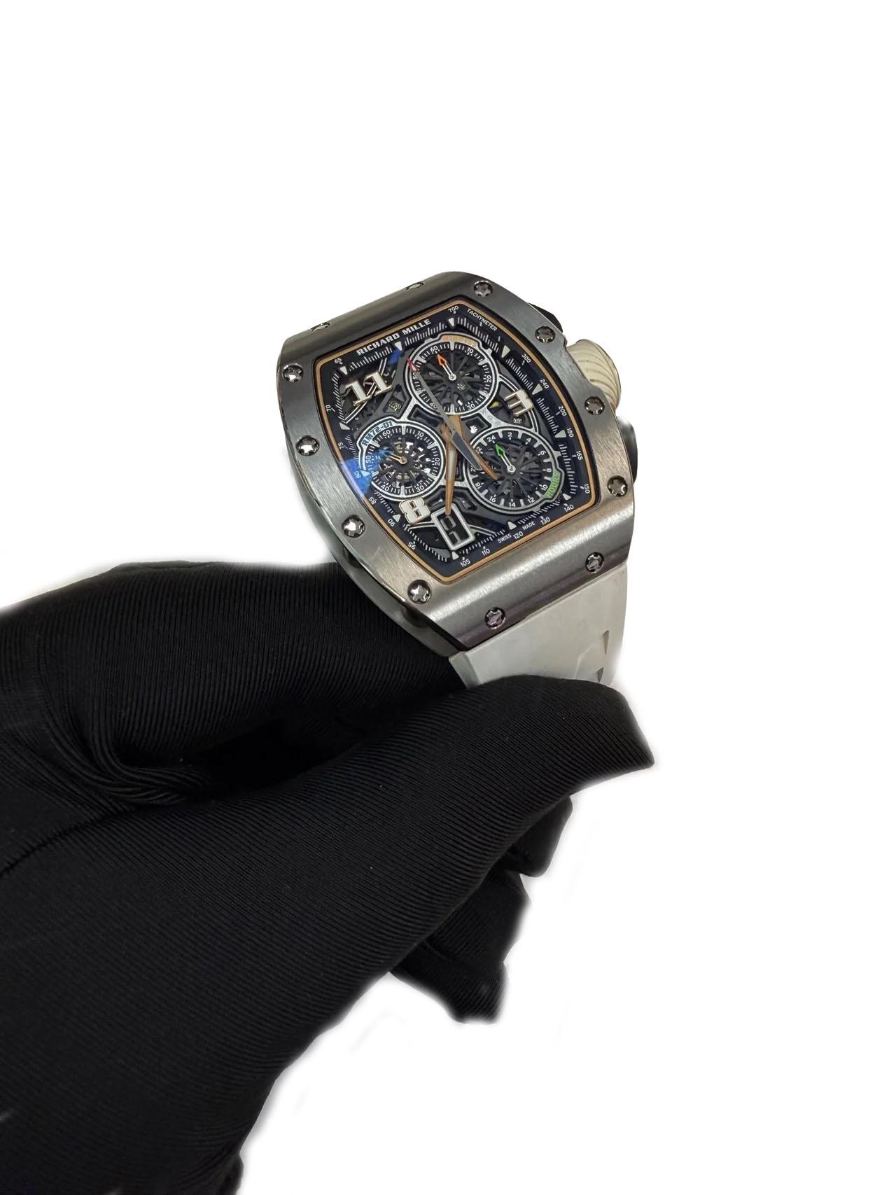 Richard Mille Cronografo Flyback Lifestyle a carica automatica in titanio Rm 72-01 in vendita 3