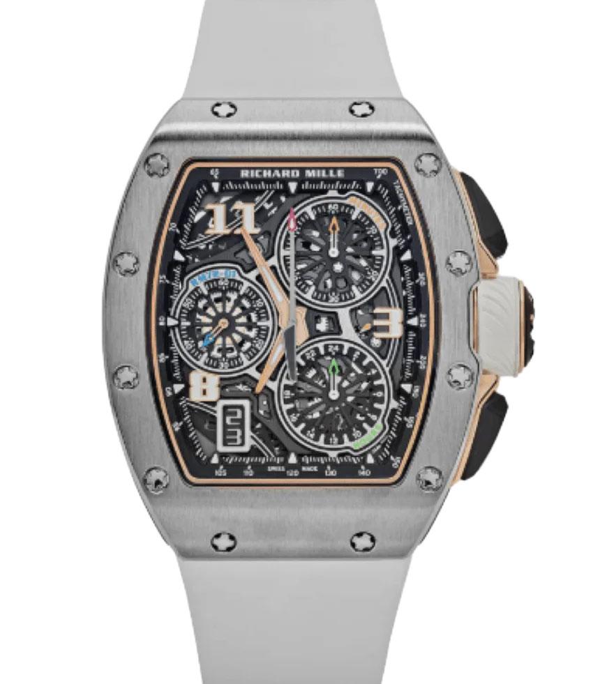 Richard Mille Cronografo Flyback Lifestyle a carica automatica in titanio Rm 72-01 in vendita 6