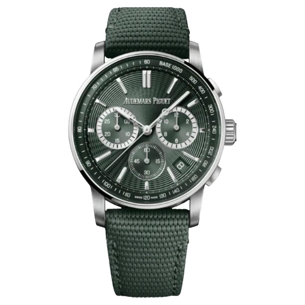 Audemars Piguet Código 11.59 Verde Cronógrafo automático 41 mm 26393ST.OO.A0 en venta
