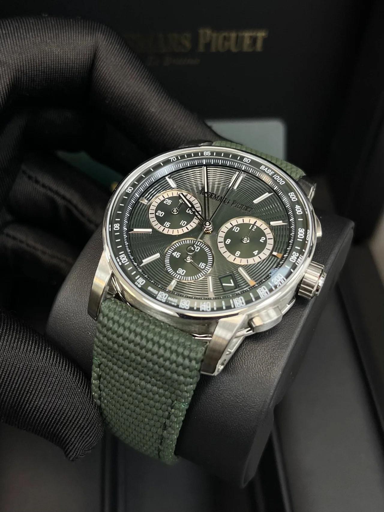Audemars Piguet Código 11.59 Verde Cronógrafo automático 41 mm 26393ST.OO.A0 en venta 2