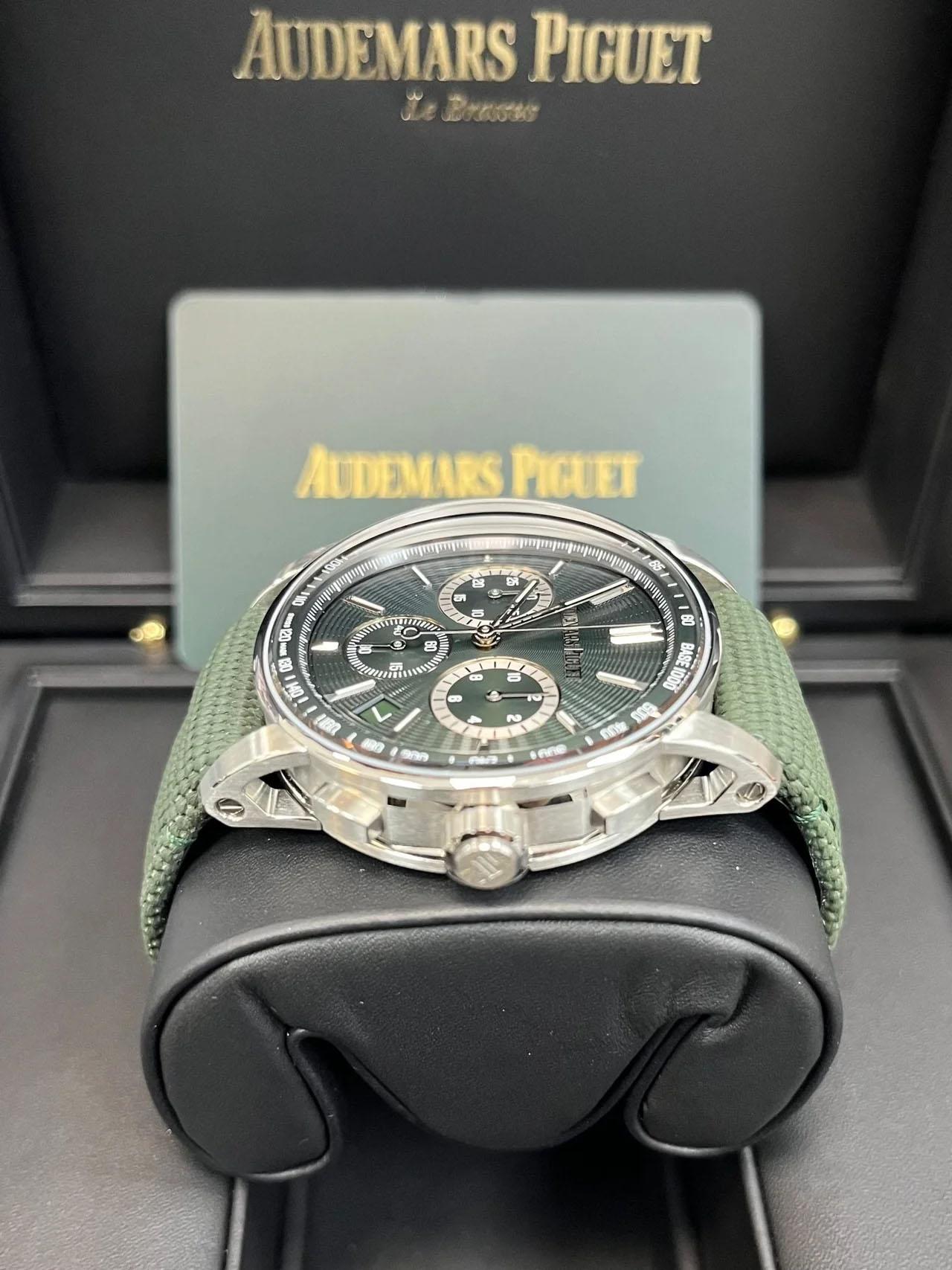 Audemars Piguet Código 11.59 Verde Cronógrafo automático 41 mm 26393ST.OO.A0 en venta 1