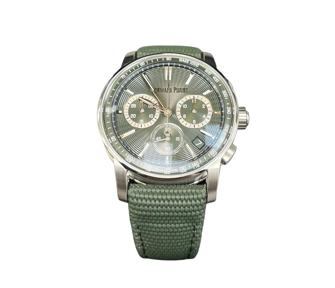 Audemars Piguet Código 11.59 Verde Cronógrafo automático 41 mm 26393ST.OO.A0 en Nuevo estado para la venta en New York, NY