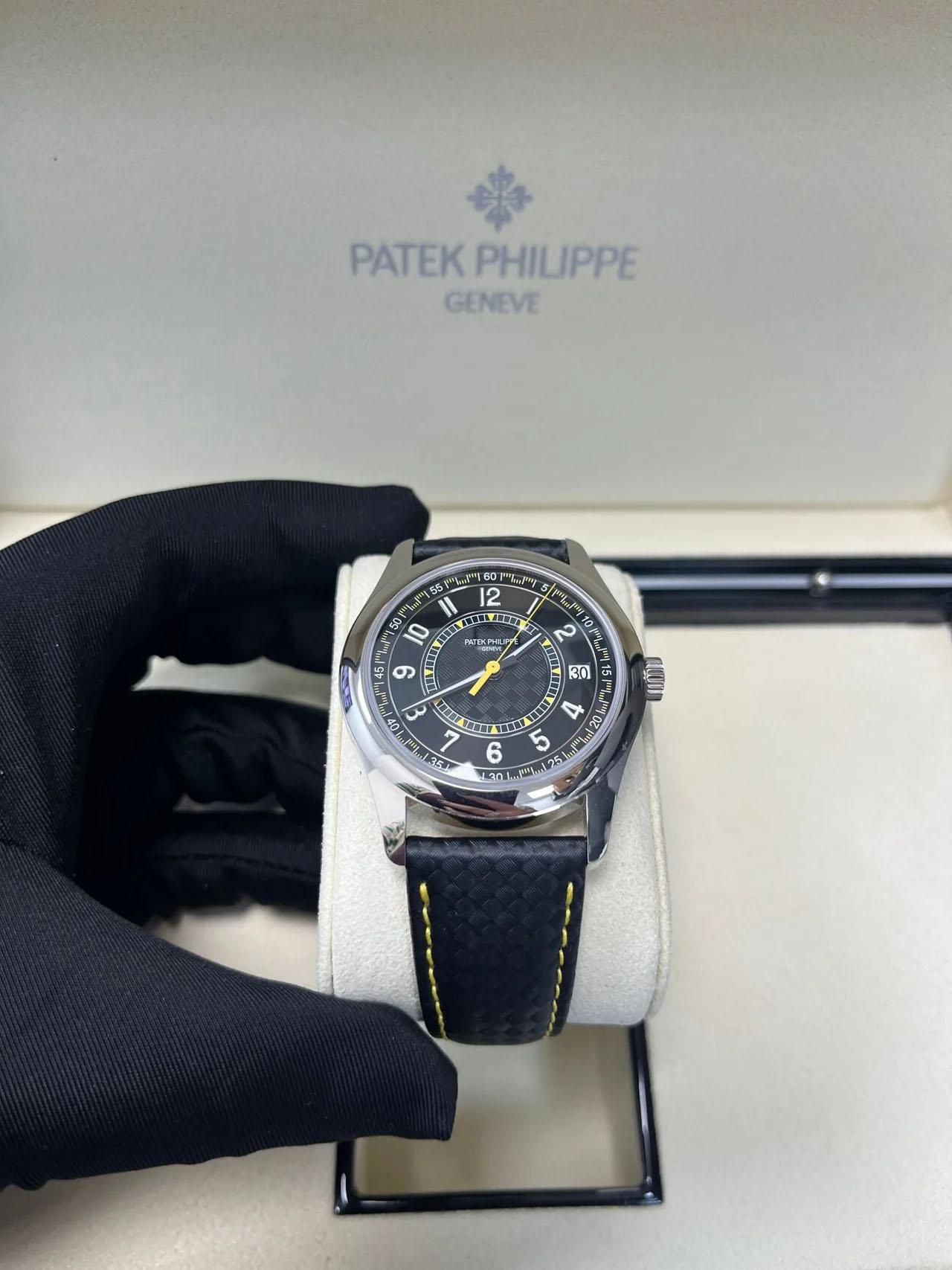 Patek Philippe Calatrava Date Sweep Seconds (Ref# 6007G-001) en vente 5