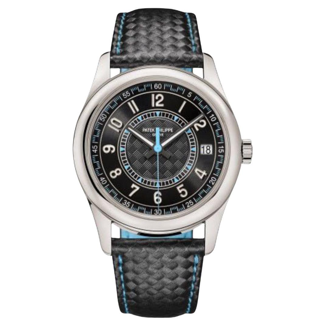 Patek Philippe Calatrava 40mm Blue Date Sweep Seconds (Ref# 6007G-011)