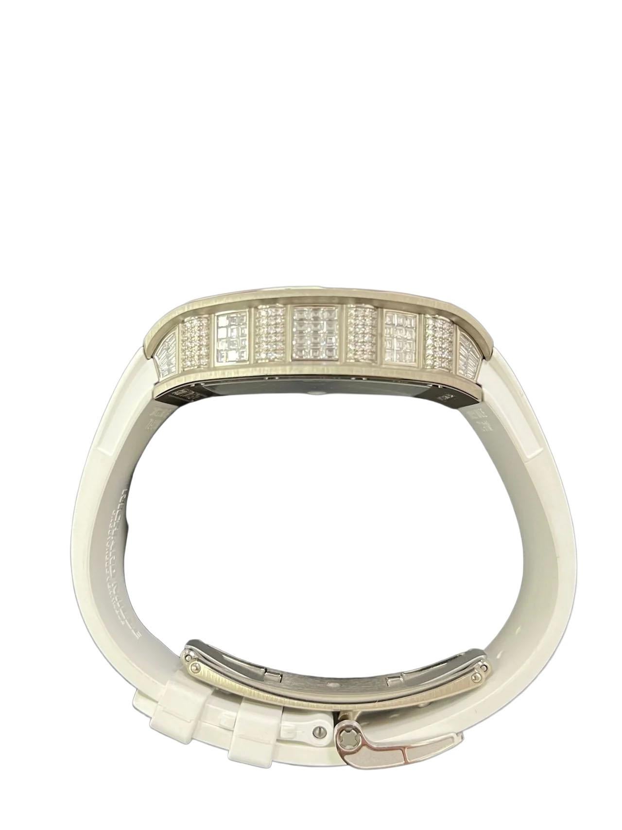 Richard Mille RM 72-01 Cronógrafo Automático Oro Blanco con Diamantes Baguette Imperio en venta