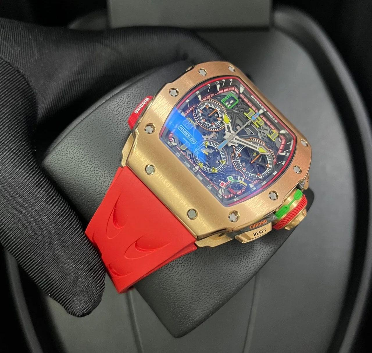 Richard Mille RM 65-01 Cronógrafo Automático Completo Oro Rosa Imperio en venta