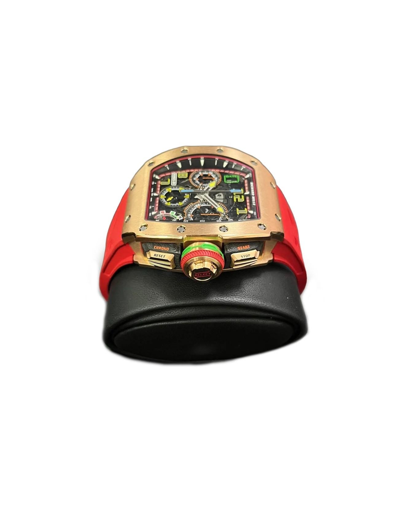 Richard Mille RM 65-01 Cronógrafo Automático Completo Oro Rosa en venta 6