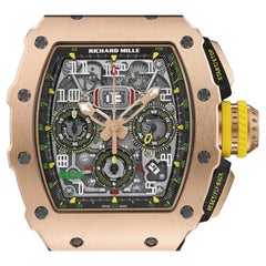 Richard Mille RM 011 11-03 Esqueleto Esfera Completa Oro Rosa