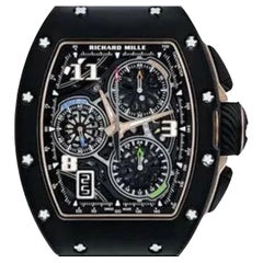 Richard Mille RM72-01 Cronógrafo de estilo de vida de cuerda automática Cerámica negra