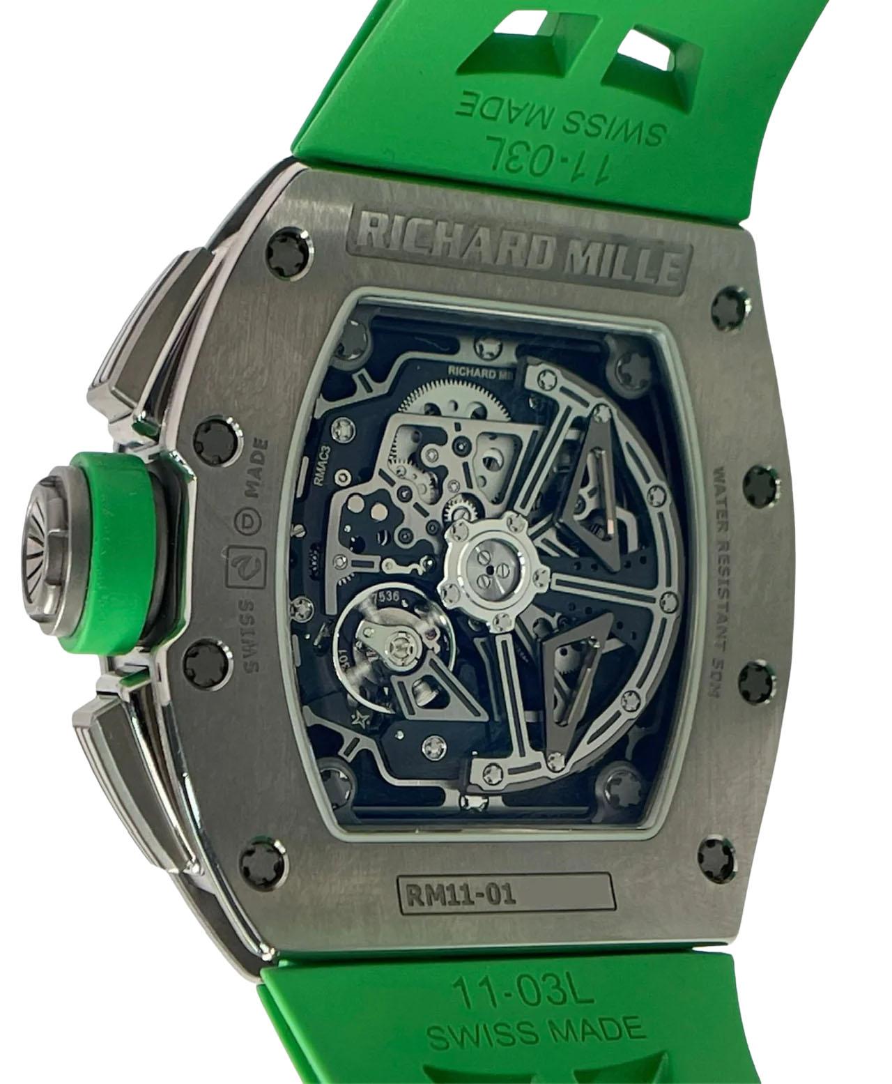 Richard Mille Cronógrafo de cuerda automática - Roberto Mancini (Ref# RM11-01) en venta 1