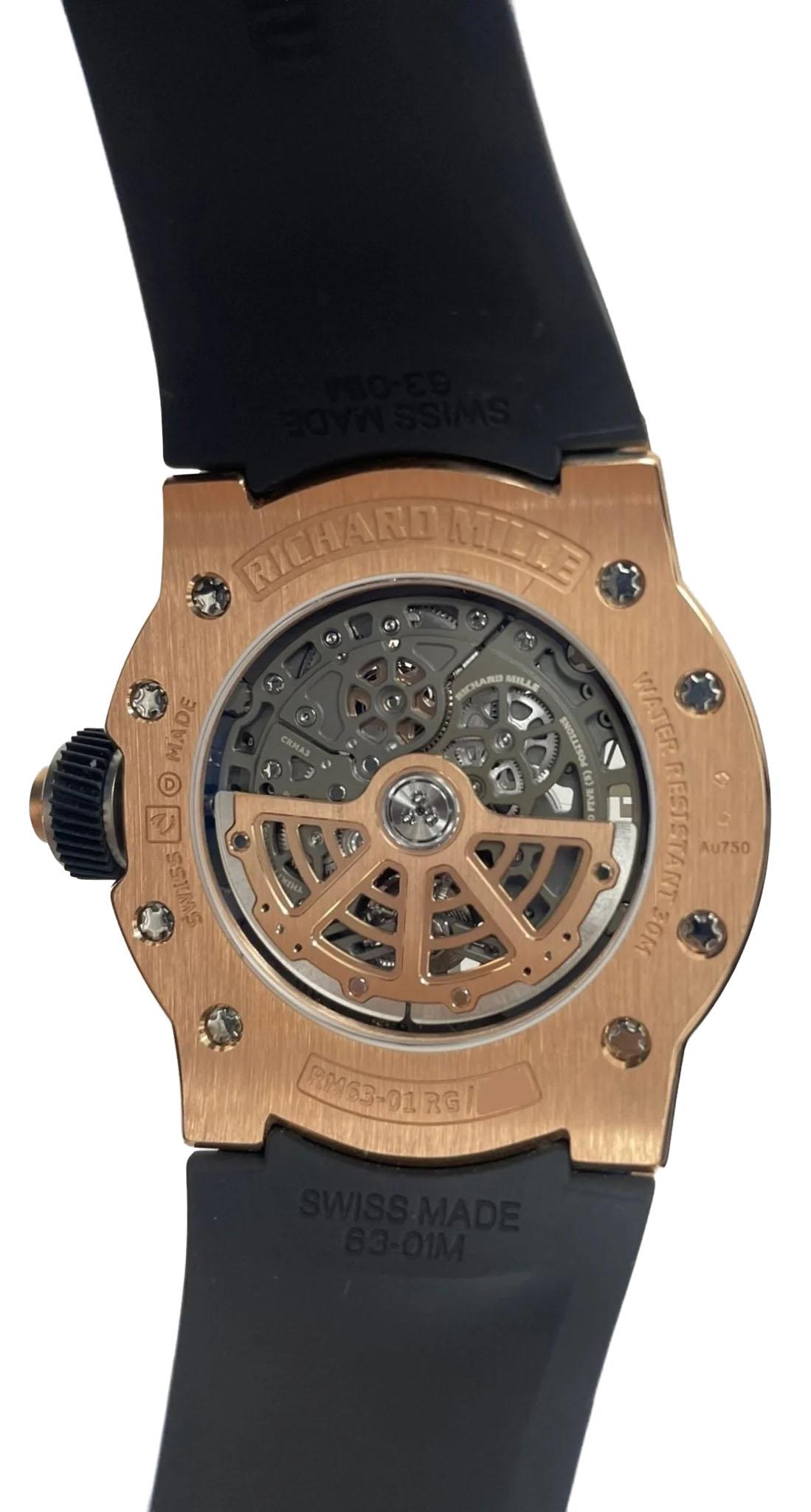 Richard Mille Automático de Bobinado 