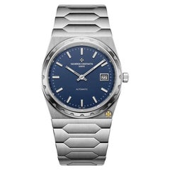 Vacheron Constantin Blaues Zifferblatt Stahl Historiques 222 Referenz # 4200H/222A-B934