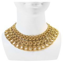 Retro Monet Bouclais Collar Necklace Circa 1972