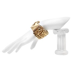Vintage Reinad NYC Gold Tone Link Bracelet, Circa 1990s